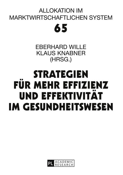 Eberhard Wille (U. A.) | Strategien FüR Mehr Effizienz Und EffektivitäT Im...-image