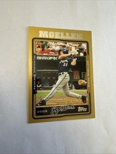 2005 Topps Gold #416 Chad Moeller #’d/2005