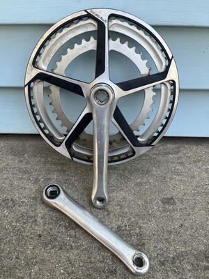 Vintage Sugino No 6 Comp Crank Set 165s Sprocket Chainwheel Bike