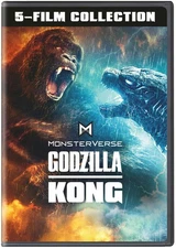 Godzilla / Kong Monsterverse 5-Film Collection DVD  NEW