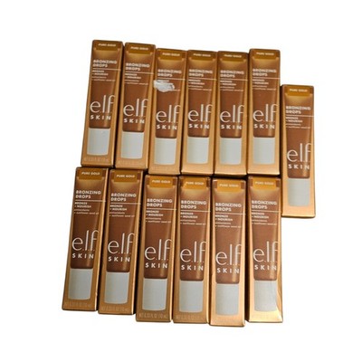 ELF Bronzing Drops Pure Gold Nourishing Antioxidants Sunflower Seed Oil .33z X13