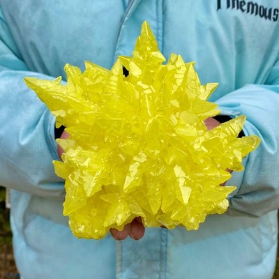 1.41LB  Minerals ** LARGE NATIVE SULPHUR OnMATRIX Sicily- FREE