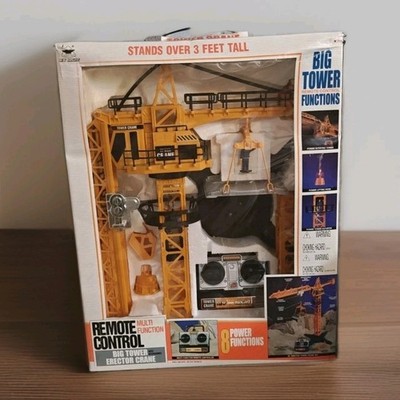 Retired KMart Erector Tower Crane Toy With Remote Control Function NIB 