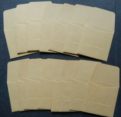 (15) Guardhouse 2x2 Archival Paper Coin Envelope Kraft PH Neutral& Sulfur Free