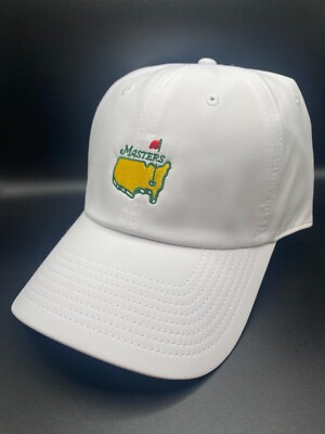 2026 Masters Logo White Tech Men's Golf Hat Augusta National