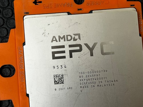 AMD EPYC Genoa 9534 64-Core 2.45GHz Processor - Unlocked - Grade B - Afbeelding 2 van 5