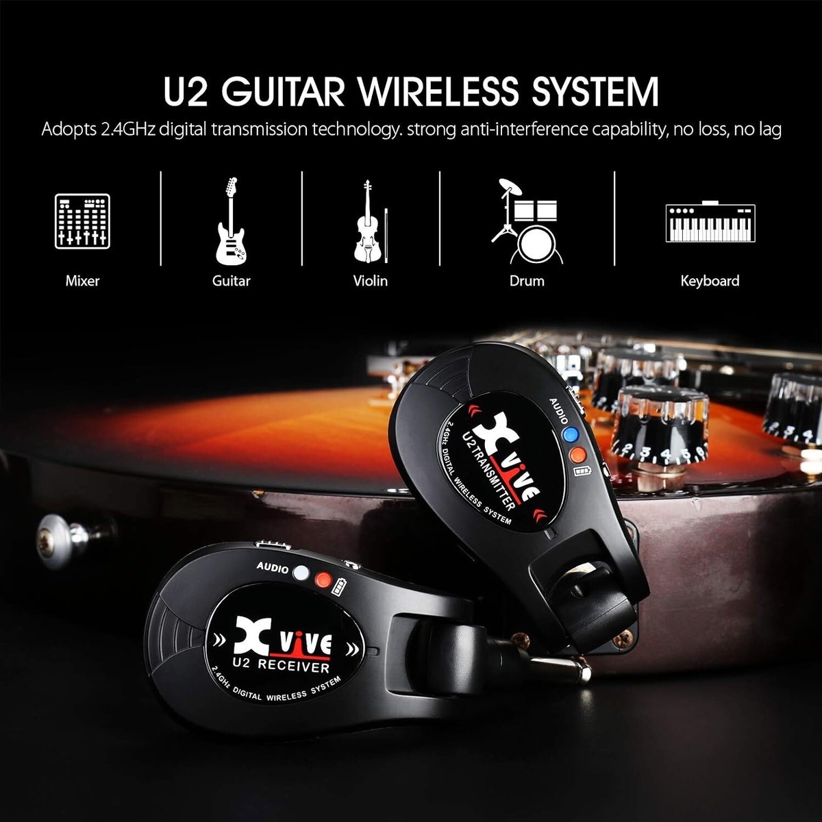 Xvive XV-U2 Wireless Guitar System JAPAN NEW | eBay