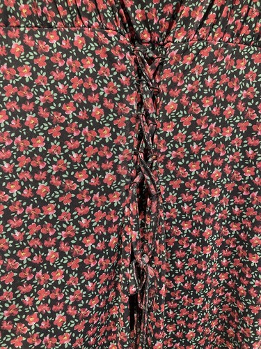 Topshop Floral Print Square neck Long Sleeve Midi Dress Ladies Size 8 - Picture 7 of 9