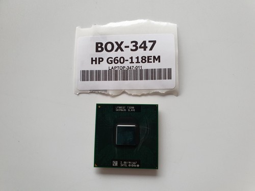 HP G60-118EM Processor CPU SLAVG Intel Core 2 T3200 LF80537 2GHz 4M 667MHz - Picture 5 of 5