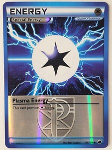 REVERSE HOLO Plasma Energy 106/116 NM - Plasma Freeze Pokemon Card