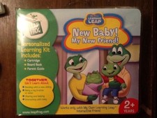 Leap Frog Learning New Baby My New Friend Big brother Sister cartridge Ages 2