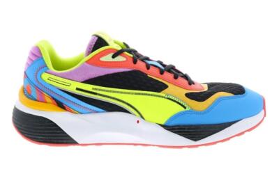 Puma RS Metric Lava Zig Zag Varied Patch Neon Glow in the Dark Sneakers Mns 10.5