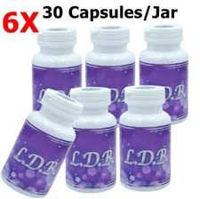 6X LDB Healthy Supplement Capsule Skin Care Hair Nail Beauty 30 Capsules+Trackin