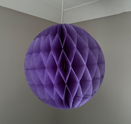 Honeycomb Paper Ball Colourful Wedding Party Hanging Decoration - 130 Variations - Picture 16 of 36