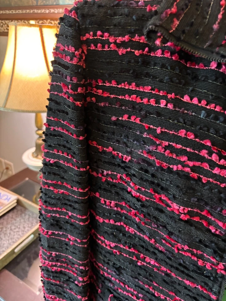 Vintage Cactus Flower Cotton Southwestern short jacket  Conchos Made in USA Sz M - Image 4 of 4