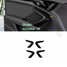 Cubierta interior placa rasguño puerta lateral coche negro brillante apto para Audi A3 2022-2023