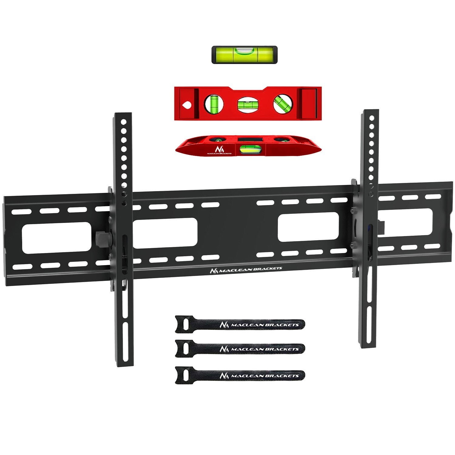 Support mural TV inclinable 120kg Maclean compatible avec VESA 800x400