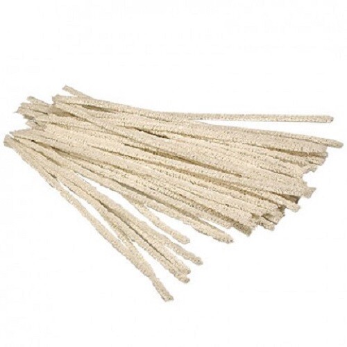 50 Pack Bristle Cotton Pipe Cleaner 6" Cotton Tobacco Pipe Stem