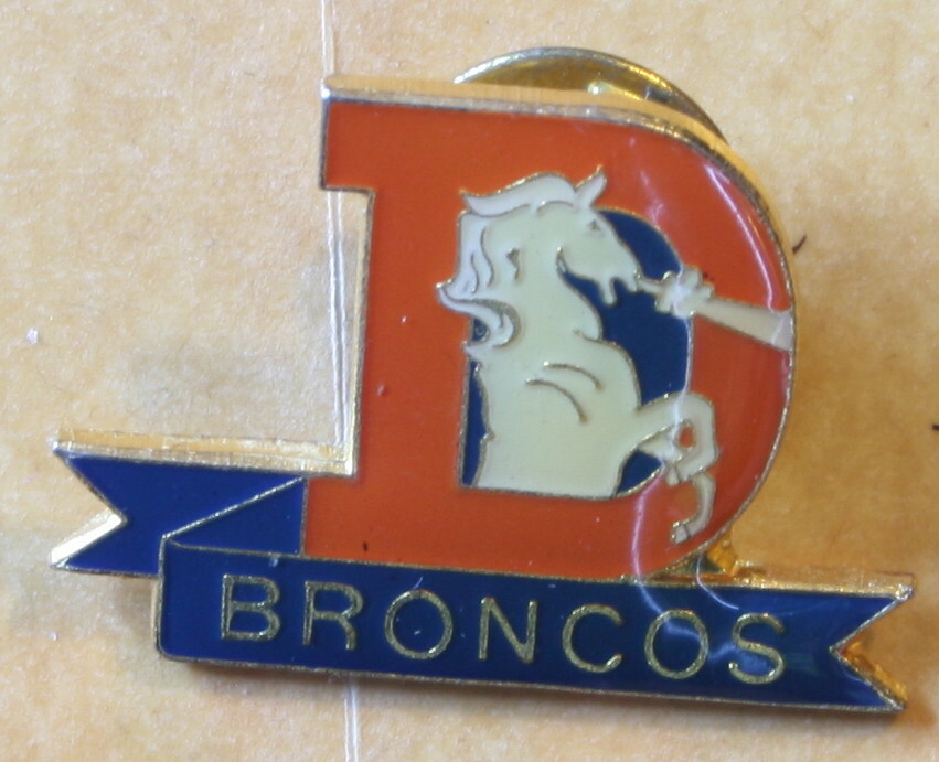 1989 Denver Broncos Logo 1 1/8