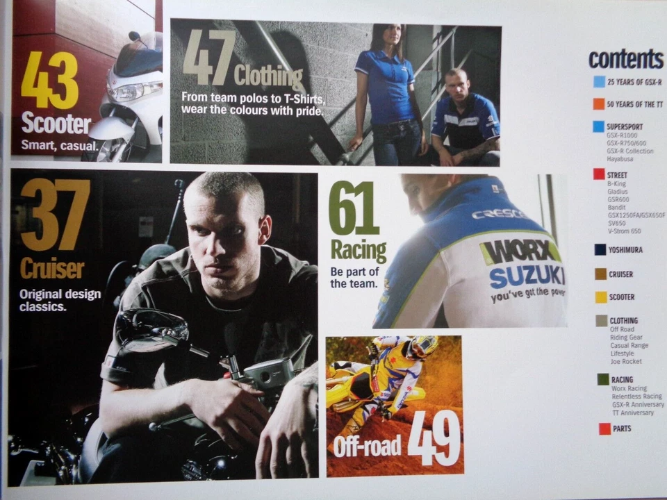 Suzuki Originals Motorcycle & Scooter Accessories 2010-11 UK Market - Image 3 of 4