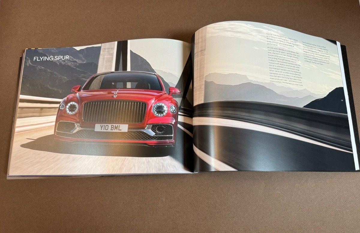 Exclusive 2023 Bentley Brochure CONTINENTAL, FLYING SPUR, BENTAYGA