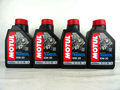 Getriebeöl 10W30 4Liter Motul Transoil Öl für Nasskupplungen Road und Off Raod 