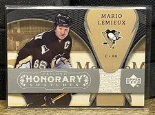 2007-08 Upper Deck Trilogy Hockey Honorary #HSML JERSEY Mario Lemieux