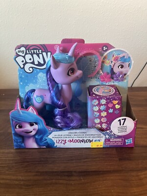 My Little Pony: A New Generation Movie Unicorn Charms Izzy Moonbow Pony Figure