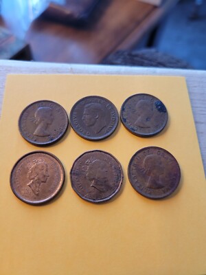 Old canada pennies lot