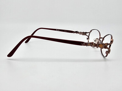 Bulova Manila Light Brown Maroon Eyeglasses Frame w/ Case 53  display picture 1