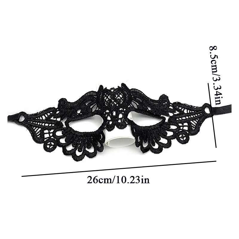 Gothic Sexy Lace Face Eye Mask Masquerade Ball Costume Party Halloween Gifts - Image 4 of 4