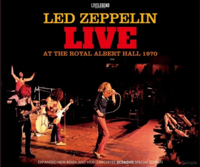 LED ZEPPELIN / LIVE AT THE ROYAL ALBERT HALL 1970 =2CD&DVD NEW | eBay