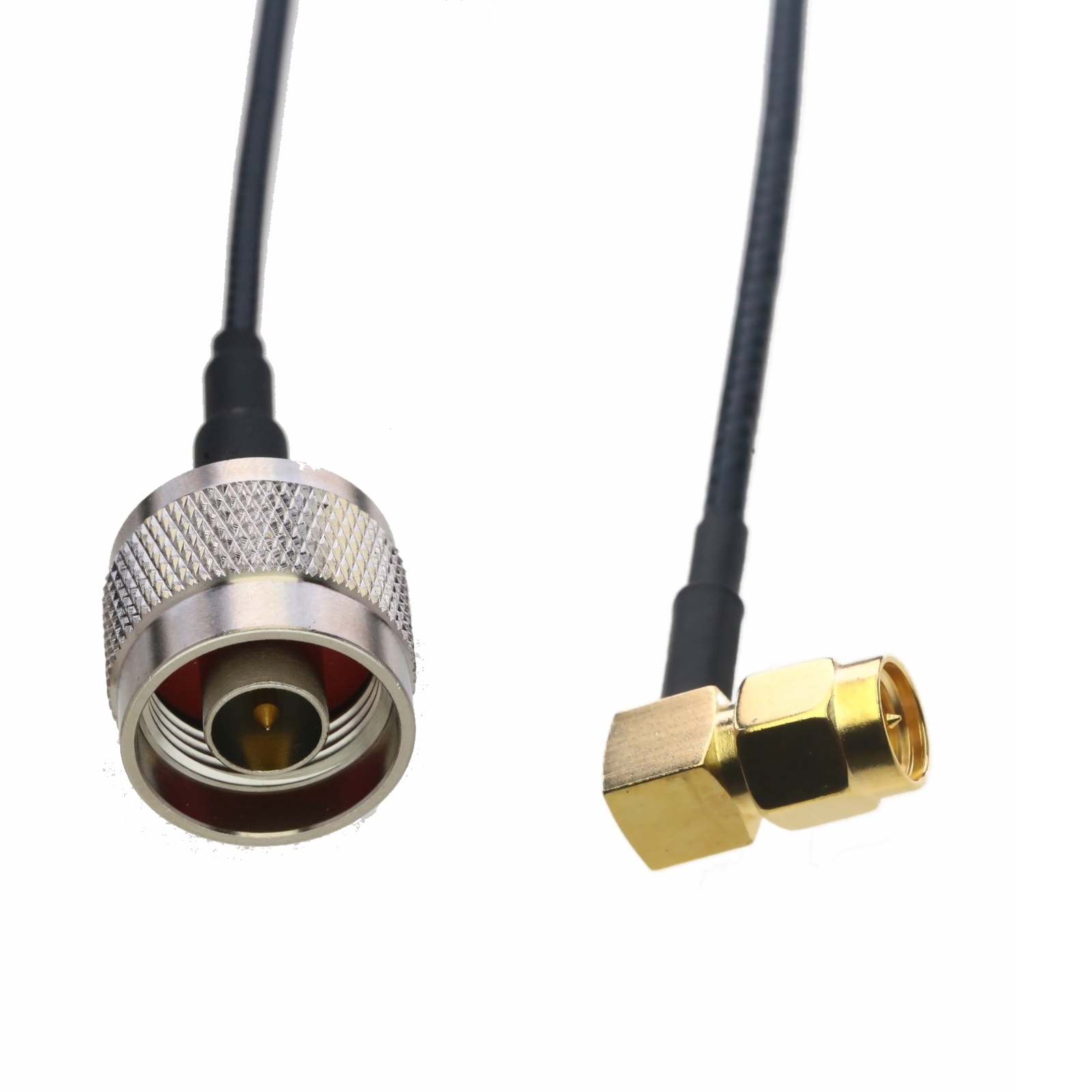 RF Cable SMA male Elbow to N plug RG316 6