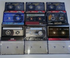 RARE lot TDK CDing 2 BASF Sony Chrome Type 2 Cassette Tape vintage used