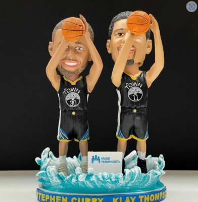 スポーツ NBA 2024 Curry & Klay bubble head Golden State Warriors 2024 Curry and Klay Golf Bros