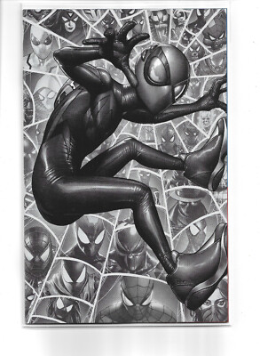 Spider-Boy Issue #1 - Mico Suayan - 2023 LACC Virgin Greyscale (Limited 600) NM