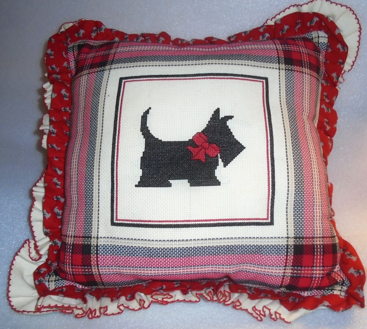 Scottish Terrier Car Seat Cover (Set of 2) - White Scottish Terrier Car Seat Cover (Set of 2) - White