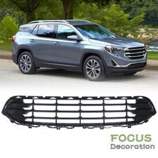 Front Bumper Lower Bottom Grille Black Replace Grill For 2018-2021 GMC Terrain