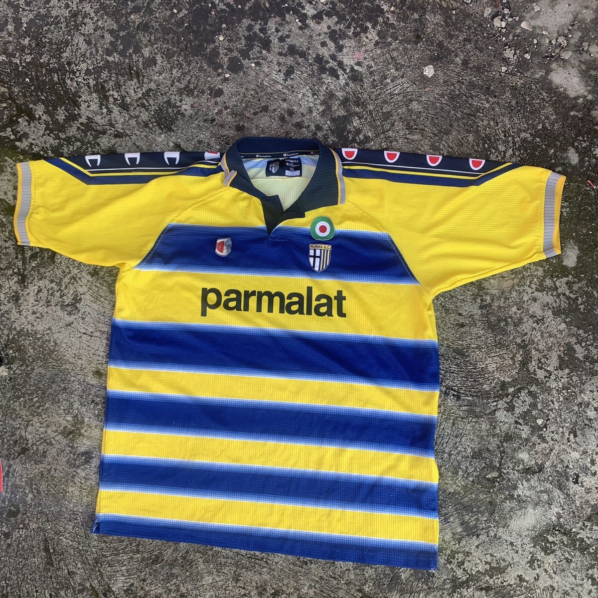 パルマユニフォーム99-00 イタリア製 パルマ（Parma）99-00 A アウェイ チャンピオン コッパイタリア