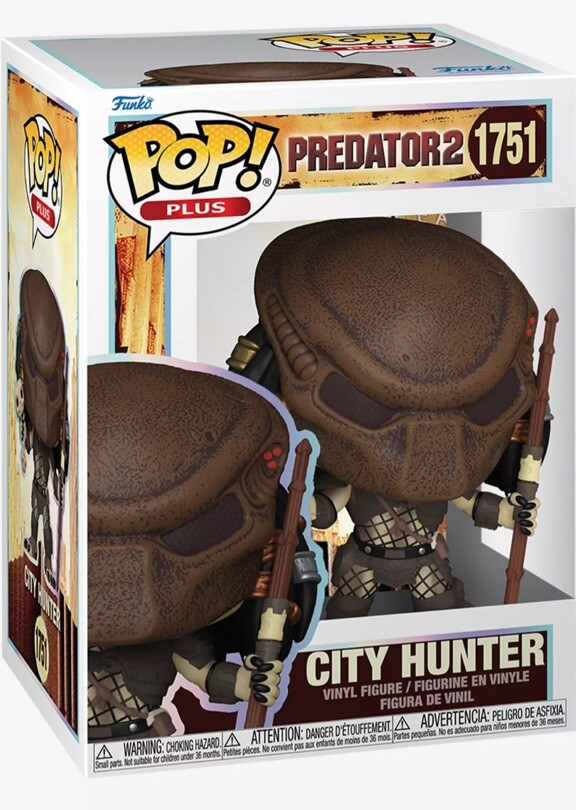 Funko Pop! Plus Predator 2 City Hunter #1751 Vinyl Figure Funko Pop! Plus Predator 2 City Hunter #1751 Vinyl Figure