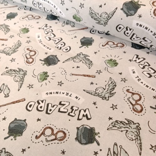 HARRY POTTER Hogwarts Licensed Cotton Fabrics 3 Designs 110cm wide FREE POST ! - Picture 25 of 32