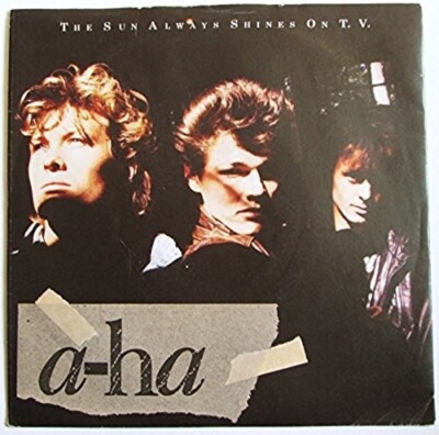 Aha - 7'' UK 45 - The Sun Always Shines On TV - 1985 - mit Bros W8846 - P/S - EX/EX