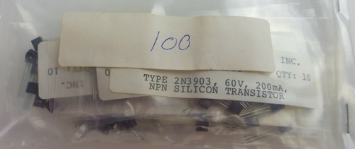 2N3903 Power Transistors 10 or 100 pack 60V 200mA NPN BinO02 - Picture 4 of 4