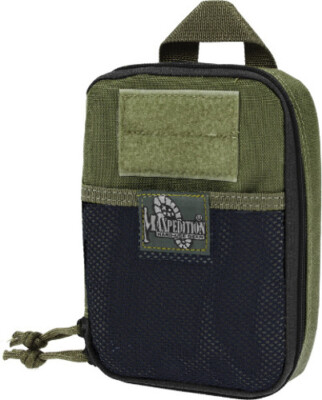 Maxpedition Fatty Pocket Organizer 0261G OD Green. Compact 5'' x 7'' x 2'' size. Dr