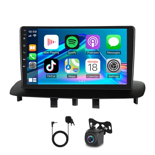 4+64GB Android 13 Autoradio Für Renault Megane 3 2009-2014 AHD DSP GPS Carplay - Bild 6 von 24