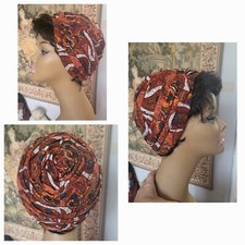 Vtg. Iconic New Look 50s-60s Wool "Paisley" Turban hat  Exellent Condition
