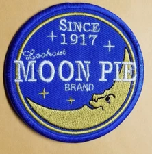 Embroidered Moon Pie Since 1917 Patch approx 3"