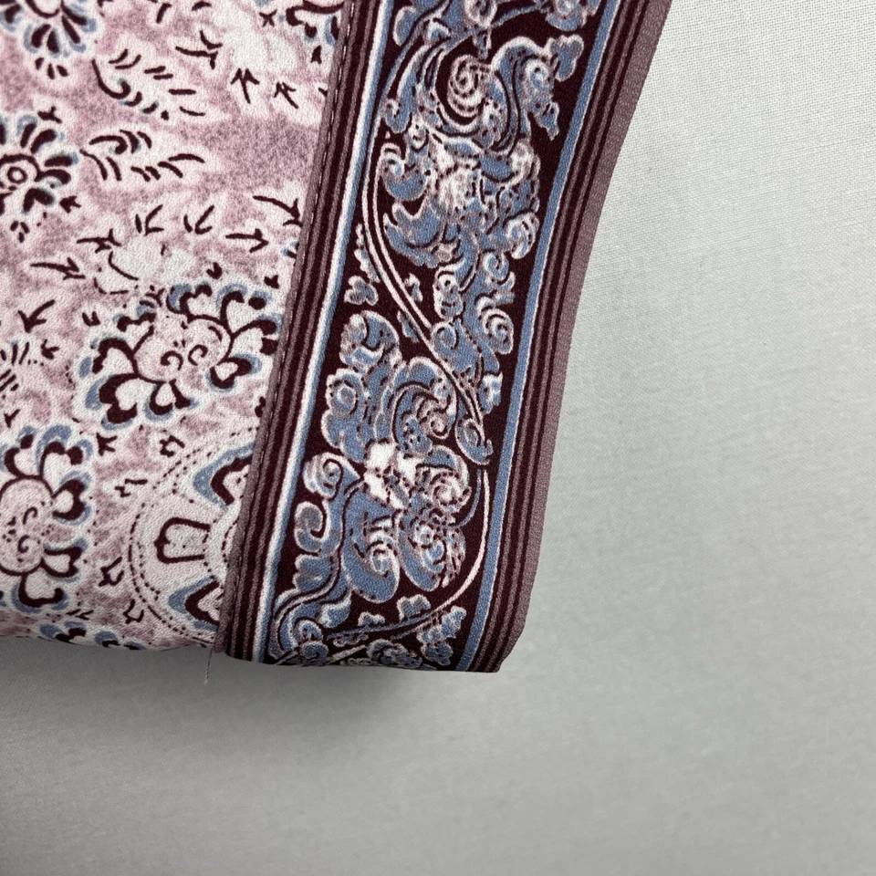 Cárdigan Topper Kimono Abierto Edición Max Talla Mediana Rosa Fluido Gasa Foto 3 de 4