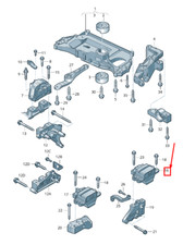 Support moteur Volkswagen EOS