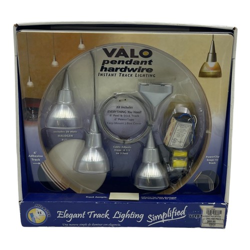 VALO Instant Track Lighting Pendant Peel And Stick Adhesive LitesNow | eBay